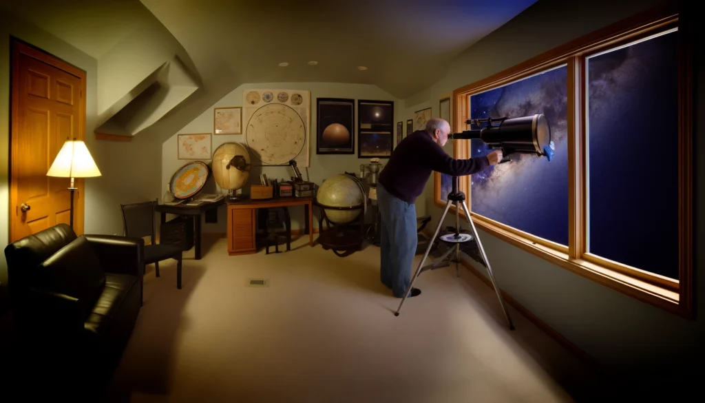 hobby volwassenen thuis astronomie